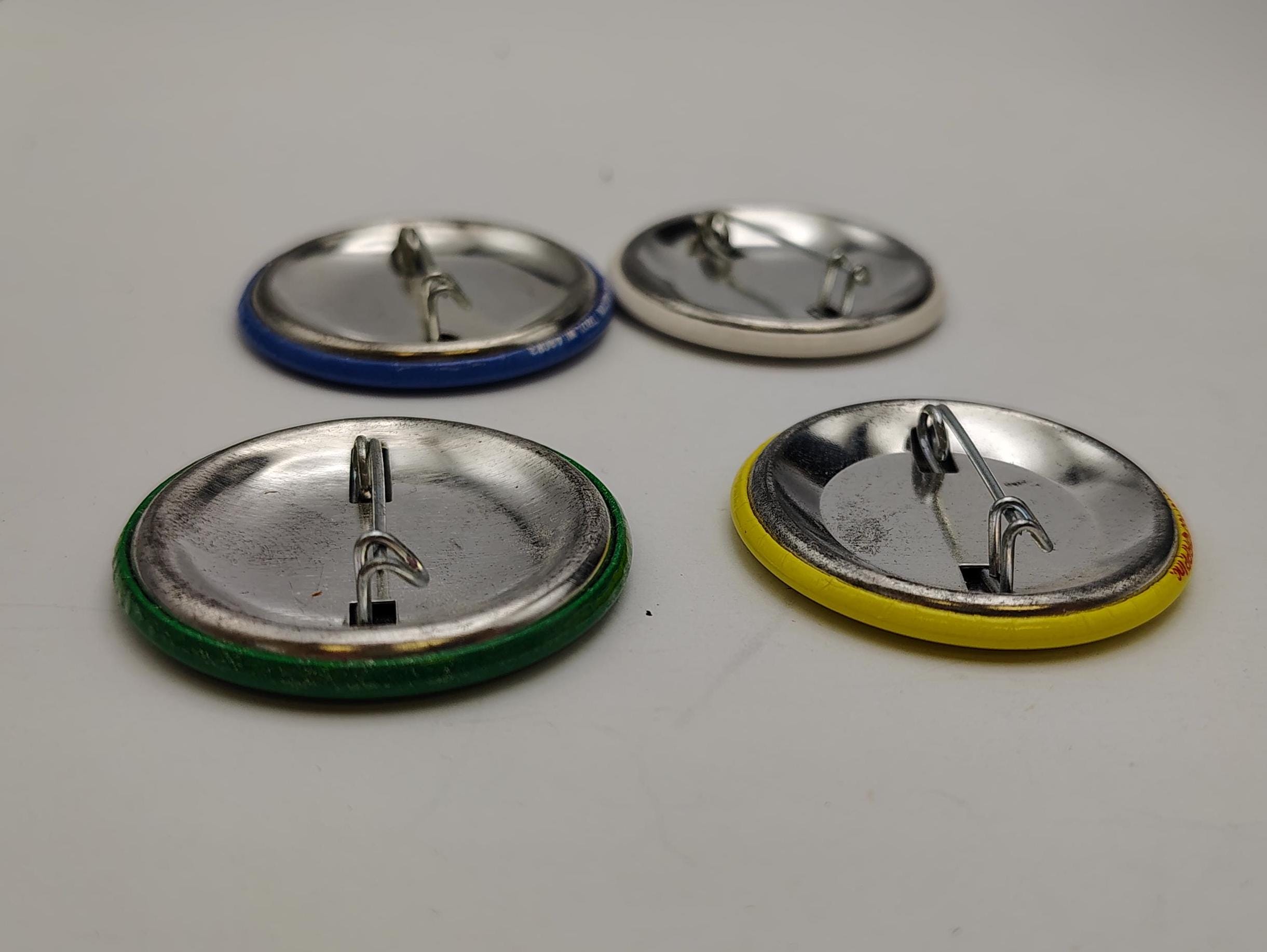 1970s/80s Collection of 4 Funny Humor Statement Pinback Buttons Back ...