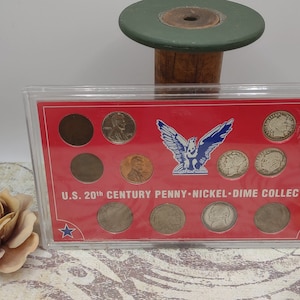 U.S. 20th Century Penny-Nickel-Dime Collection in Original Packaging- Coin Collector- 1990s Coins- United States Minted Coin Set TE#19