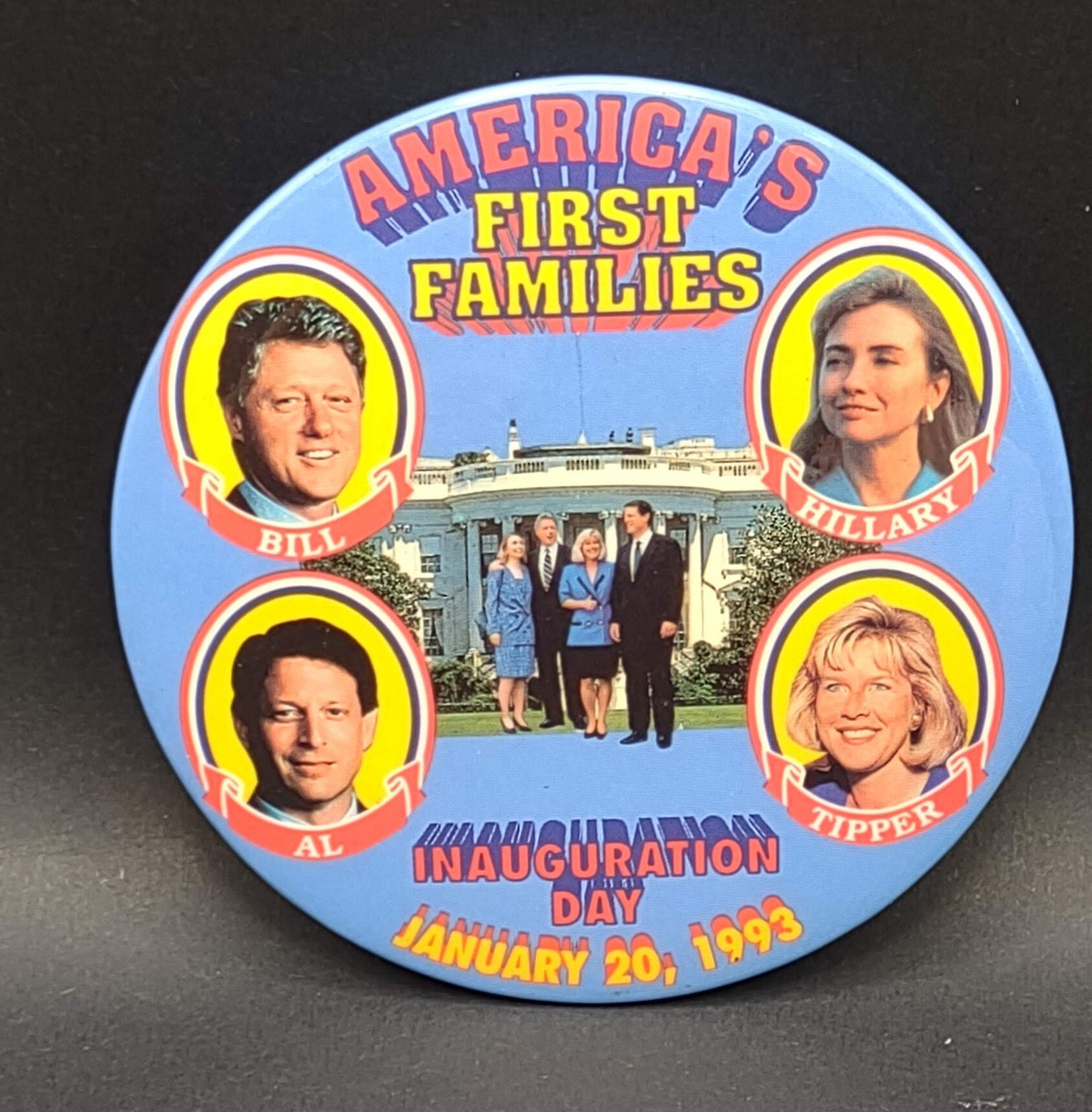 Clinton Gore Inauguration 1993 Collectible Pin - Vintage First Families ...