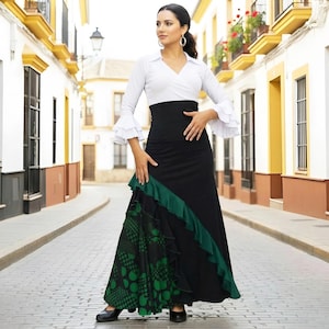 Flamenco Green Dress - Etsy