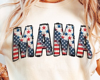 American Mama PNG, Fourth Of July Png, USA PNG, America png, Retro mama png, Independence Day Png, Mama png, Sublimation designs