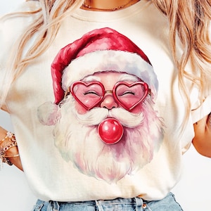 Vintage Santa,Coquette,Christmas png,Christmas designs,Christmas sublimation,Trending png,Retro Holidays png,Pink Christmas,Girly Christmas