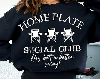 Home Plate Social Club Svg, Baseball Mom Svg, Baseball Svg, Baseball Mama Svg, Baseball Mom Shirt Svg, Baseball Season Svg