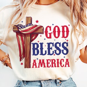 Gott segne Amerika Png, 4. Juli Png, Jesus PNG, 4. Juli Christliche PNG, Christliche PNG Amerika Sublimation, Bibel Vers PNG, USA PNG