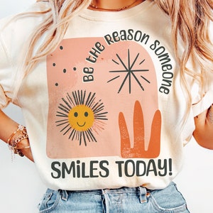 Wees de reden dat iemand vandaag lacht png, geestelijke gezondheid png, positieve citaten, sublimatieontwerp, retro geestelijke gezondheid png, sublimatieontwerpen