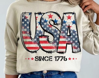 USA Since 1776 Png, Fourth Of July Png, USA PNG, America png, Patriotic Flag Png, Independence Day Png, Sublimation Designs