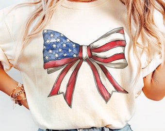 Coquette American Girly png, Coquette Bow png, sublimation du 4 juillet, Amérique PNG, Liberté, sublimation du drapeau américain, Fille américaine png thumbnail