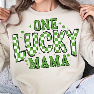 One Lucky Mama St. Patrick’s PNG, Retro St. Patty’s Day Png, Mama St. Patrick’s Day Png, Lucky Png, St. Patrick’s Day Png, Shamrock Png