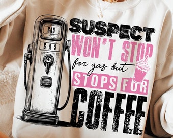 Verdächtiger wird nicht für Gas anhalten, sondern für Kaffee