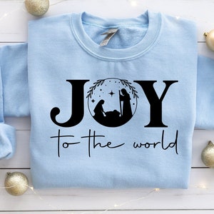 Histoire vraie SVG PNG PDF, crèche de Noël Svg, histoire vraie Nativité Svg, naissance de Jésus Svg, Svg du Christ, Svg de Noël religieux, joie au monde