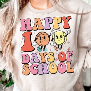 Feliz 100 Dias De Aula PNG, Retro 100º Dia De Aula PNG, Feliz Escola 100 Dias PNG, De Volta às Aulas Png, Presente Para Professor Png Sublimação