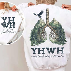 YHWH Lunge Christlicher Png, Yahweh Png, Jeder Atemzug Spricht Seinen Namen Png, Hebräisch, Name Gottes, Christlicher Png Bibel Vers Png, Christian Sublime