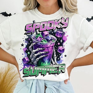 Spooky Summer PNG, Summer Vibes Skeleton Clipart, Coffee Lover, Coffee Snarky Skeleton, Sublimation Design, PNG Digital Download