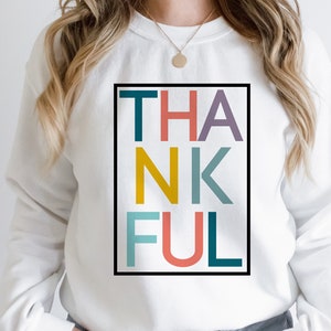 Bunte Dankbar Svg, Christian SVG, Herbst Svg, Dankbar dankbar Gesegnet, Hello Fall Svg, Danke Svg, Danke Svg, Thanksgiving Svg