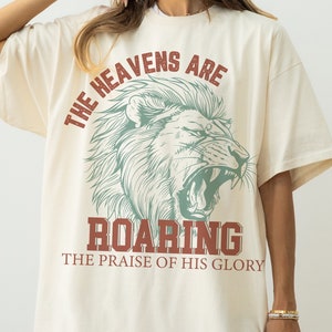 Heavens are Roaring Png, Vintage Jesus Shirt Bible Verse Png, Christian png, Religious png, Retro Christian Png, Boho Religious Png, png