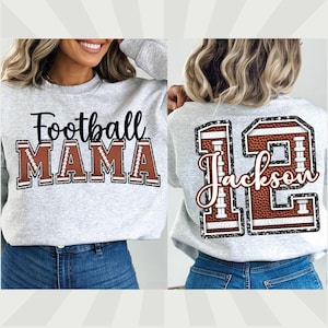 Personalisierte Fußball Mama PNG, benutzerdefinierte Spieltag Fußball PNG, Fußball Mama Png, kundenspezifischer Fußball, Softball Sublimation