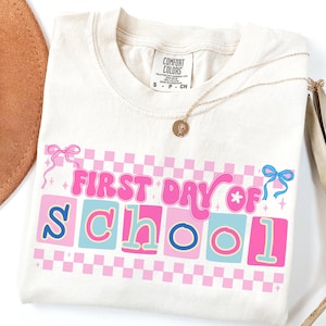 Coquette First Day Of School Png, Back To School Png, Teacher PNG, Preppy Back To School Png, School Png, First Day Of School Shirt Png