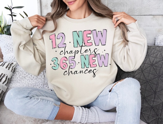 12 New Chapters 365 New Chances PNG-New Years Sublimation Digital Design Download-happy new year png, simple new year png, disco ball png
