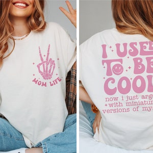 I Used To Be Cool Svg Png, Mom Life Svg, Mothers Day Svg, Retro Mom Svg, Funny Mom Shirt, Hot Mess Mom Svg, Cut File For Cricut, Silhouette image 4
