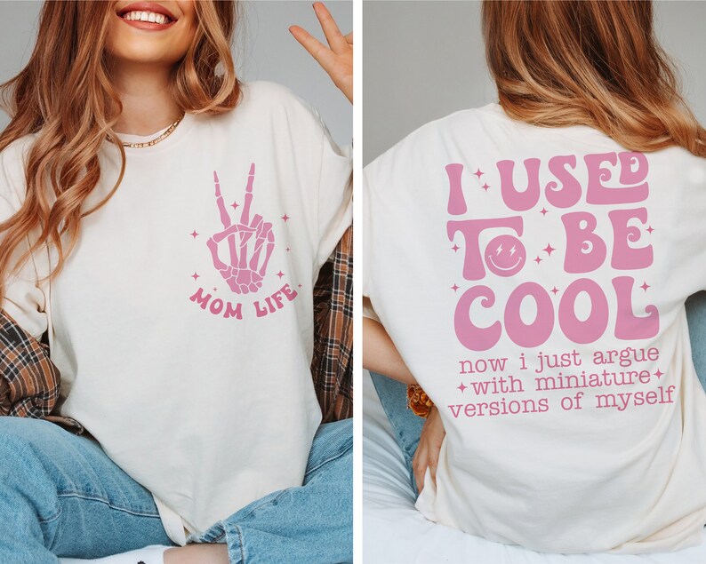 I Used To Be Cool Svg Png, Mom Life Svg, Mothers Day Svg, Retro Mom Svg, Funny Mom Shirt, Hot Mess Mom Svg, Cut File For Cricut, Silhouette image 4