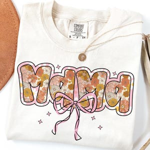 Cute Mama Coquette Bow Png, Floral Mama Png, Mama Png, Preppy Mama Design Png, Checkered Sublimation Design, Retro Mama Png, Sublimation