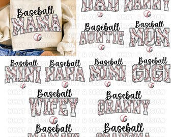 Paquete de mamás de béisbol PNG, béisbol preppy PNG, mamá minideportiva PNG, béisbol de día de juego PNG, día de juego retro PNG, béisbol PNG, béisbol