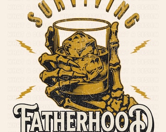 Sobreviviendo a la paternidad con whisky (Png), Día del padre (Png), Papá gracioso (Png), Papá de cumpleaños (Png), Padre retro (Png), Paternidad (Png)