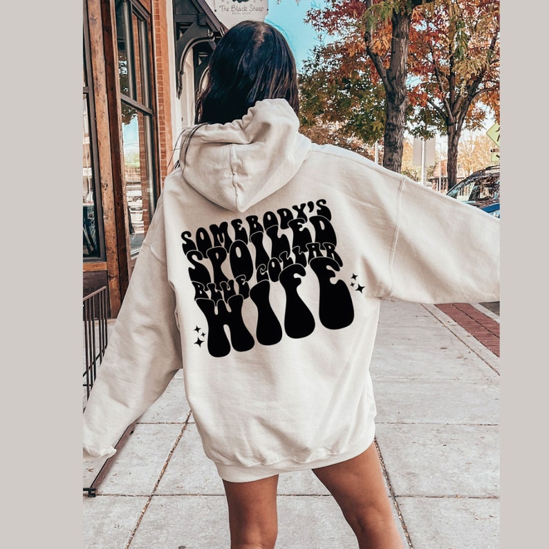 Somebody's Spoiled Blue Collar Wife SVG Blue Collar Wife Etsy