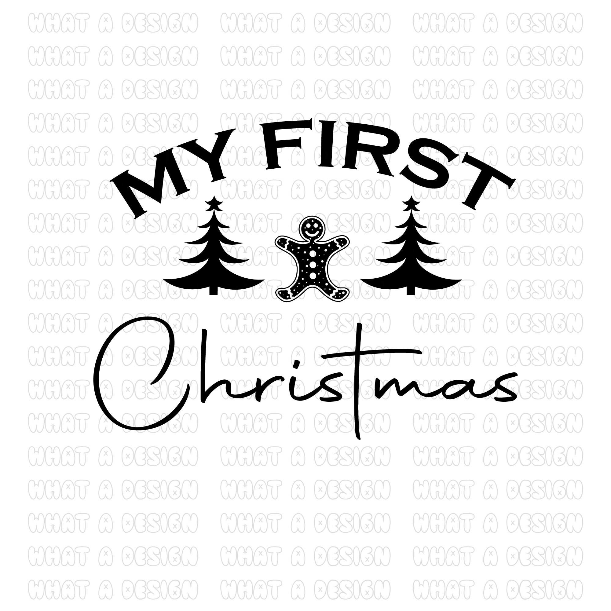 My First Christmas SVG 1st Christmas Cricut File Christmas Etsy México