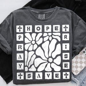 Retro Christian Png, Christian Floral Png, Boho Floral, Vintage Floral Christian PNG, Christian Sublimation, Easter Bible Verse PNG