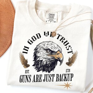 In God We Trust Png, Patriotic Png, Independence Png, American Eagle Png, USA flag Png, USA Png, Patriotic Design, Retro 4th of july Png