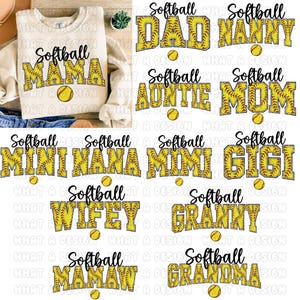 Softball Mama Png Bundle, Preppy Softball Png, Mama Mini Sport Png, Gameday Softball Png, Retro Game Day Png , Softball Png, Softball
