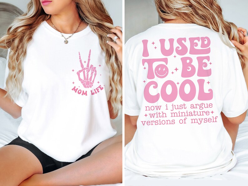 I Used To Be Cool Svg Png, Mom Life Svg, Mothers Day Svg, Retro Mom Svg, Funny Mom Shirt, Hot Mess Mom Svg, Cut File For Cricut, Silhouette image 3