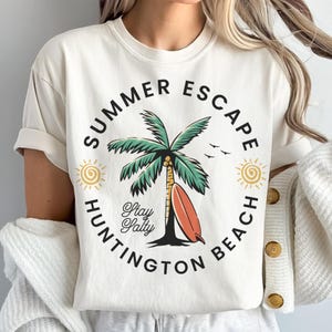 Sommer entkommen Thumbnail Beach PNG, Sommer Vibes Png, Sommer Strand Png, Retro Sommer Png, Bleiben Sie salzig Palme Surfen Png