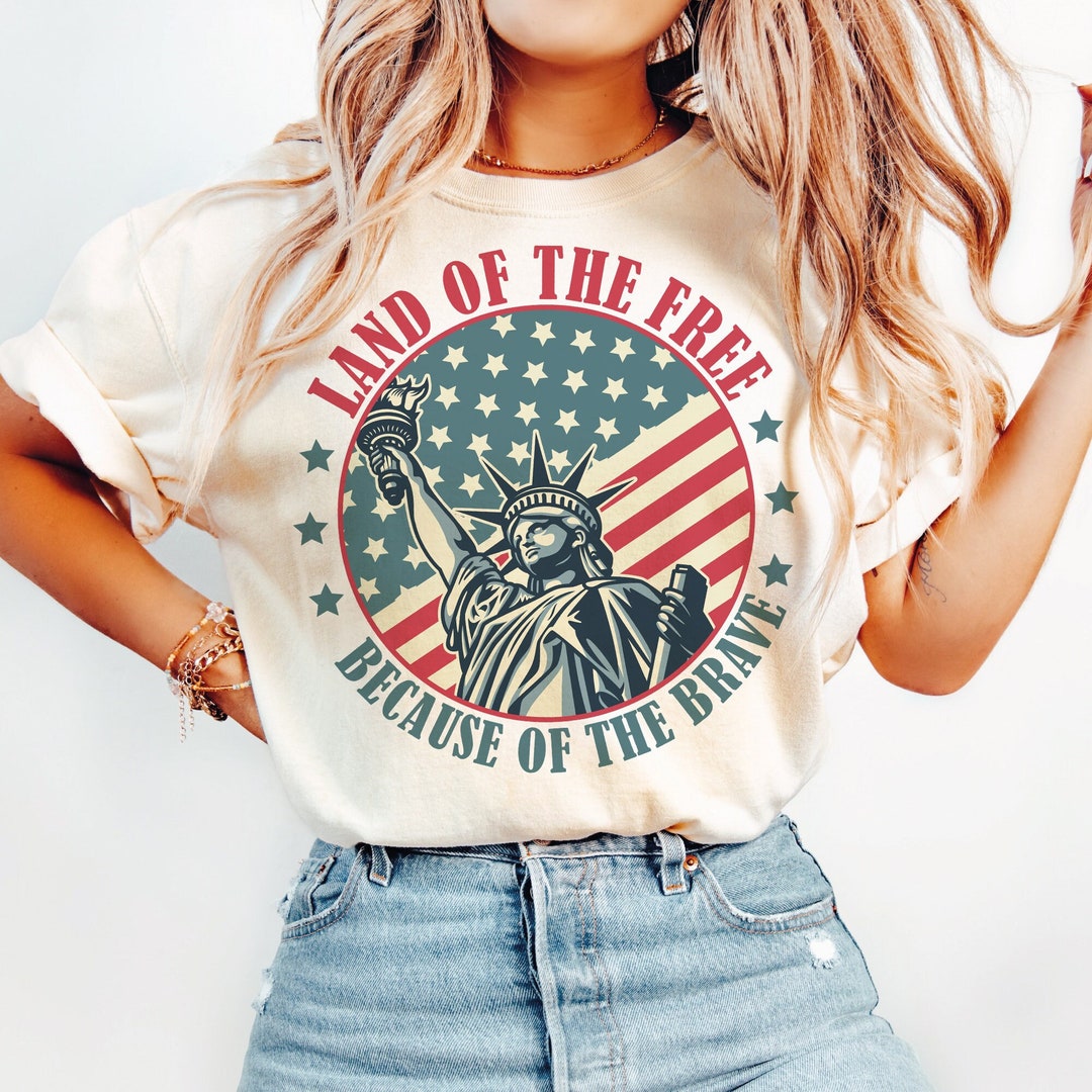 America Land of the Free Because of the Brave PNG, Fourth of July Png ...