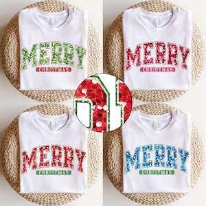 Merry Christmas Png, Faux Sequin, Christmas Png, Merry Christmas Glitter png, Christmas Shirt Png, Sublimation Design, Digital Download