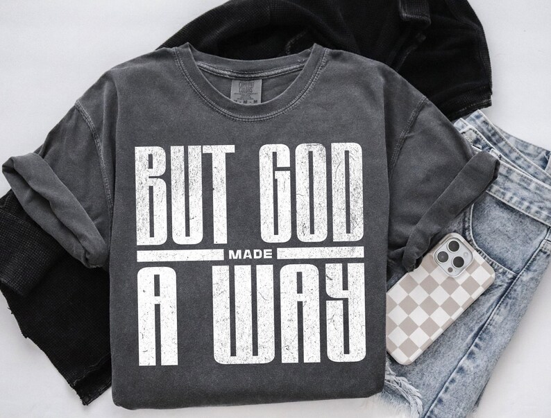 But God PNG, Faith Shirt Png, Created with a Purpose Png, Religious Christian Bible Verse Png Files For Sublimation, Sublimation Designs image 2