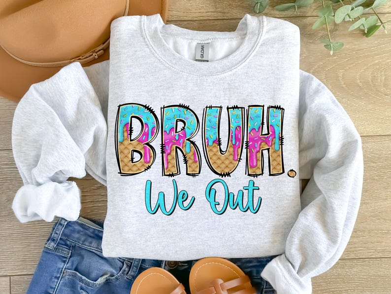 Bruh We Out Teachers Png, Teacher Summer Break, Last day of School Png, Summer Ice Cream Drip, Summer Teacher Png, Teacher Aprengation Png imagen 3