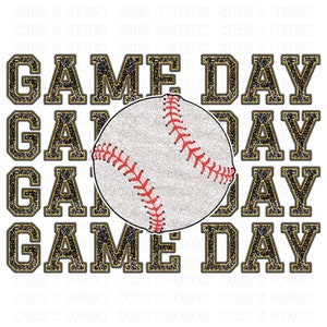 Glitter Baseball PNG, Baseball Mom PNG, Faux Bordado Png, Design de Sublimação, Game Day Png, Sports PNG, Faux Lantejoulas Png