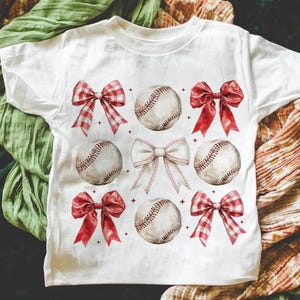 Vintage Baseball Bow Png, Bow Baseball Png Sublimation, Coquette Baseball Png Shirt Design, Mama Png Download, Game Day Baseball Sublimation image 2