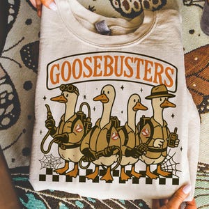 Goosebusters Halloween PNG, Halloween Png, Goose Png, Spooky Goosey Sublimation, Goosebumps Png, Goose Halloween Png, Funny Trendy Halloween