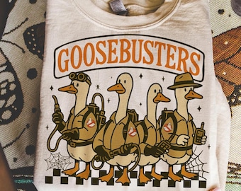 Goosebusters Halloween PNG, Halloween Png, Goose Png, Spooky Goosey Sublimation, Goosebumps Png, Goose Halloween Png, Funny Trendy Halloween