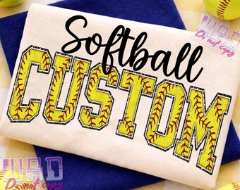 Personalized Softball PNG, Custom Gameday Softball PNG, Softball Mama Png, Customized Softball, Softball Sublimation