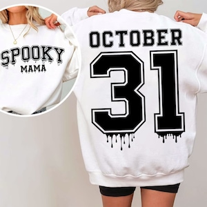 Spooky Mama SVG, Spooky Mama PNG, Svg Halloween, Halloween Png, Svg universitaire Halloween, Halloween Png universitaire, Spooky Vibes Svg, Spooky Svg