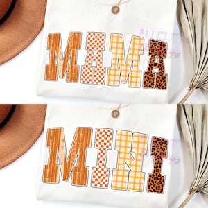 Mama Mini Pumpkin Leopard Png, Pumpkin Patch Mama Png, Autumn Mama Sublimation, Thanksgiving Fall Mama PNG, Cozy Fall