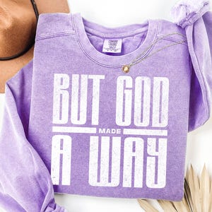 But God PNG, Faith Shirt Png, Created with a Purpose Png, Religious Christian Bible Verse Png Files For Sublimation, Sublimation Designs image 1