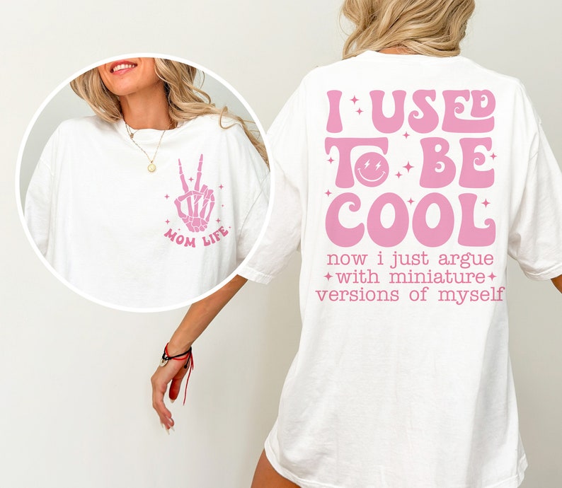 I Used To Be Cool Svg Png, Mom Life Svg, Mothers Day Svg, Retro Mom Svg, Funny Mom Shirt, Hot Mess Mom Svg, Cut File For Cricut, Silhouette image 2