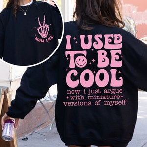 I Used To Be Cool Svg Png, Mom Life Svg, Mothers Day Svg, Retro Mom Svg, Funny Mom Shirt, Hot Mess Mom Svg, Cut File For Cricut, Silhouette image 1