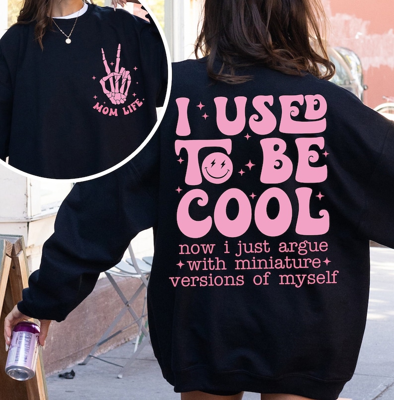 I Used To Be Cool Svg Png, Mom Life Svg, Mothers Day Svg, Retro Mom Svg, Funny Mom Shirt, Hot Mess Mom Svg, Cut File For Cricut, Silhouette image 1