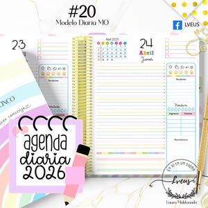 デイリーデジタルプランナー、2026年デイリープランナー、ダウンロード可能なプランナー、デジタルプランナー、印刷可能なPDFファイル、ハーフレター